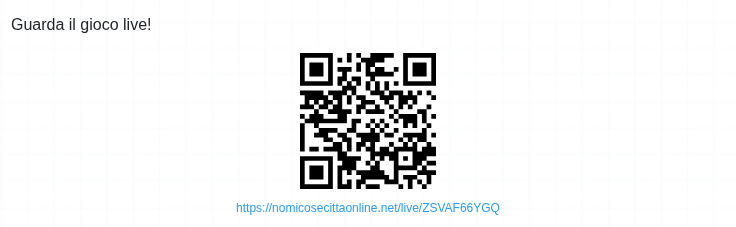 Codice QR per il pubblico