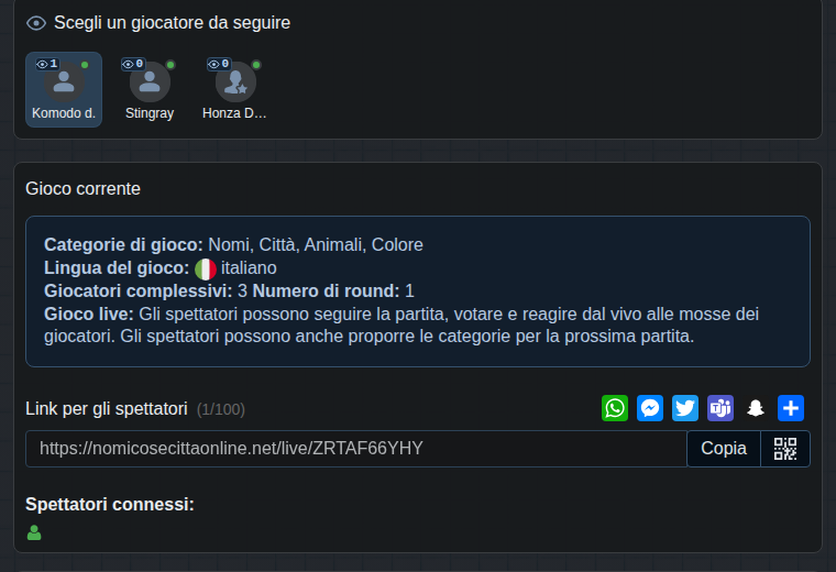 La vista dello spettatore nella lobby